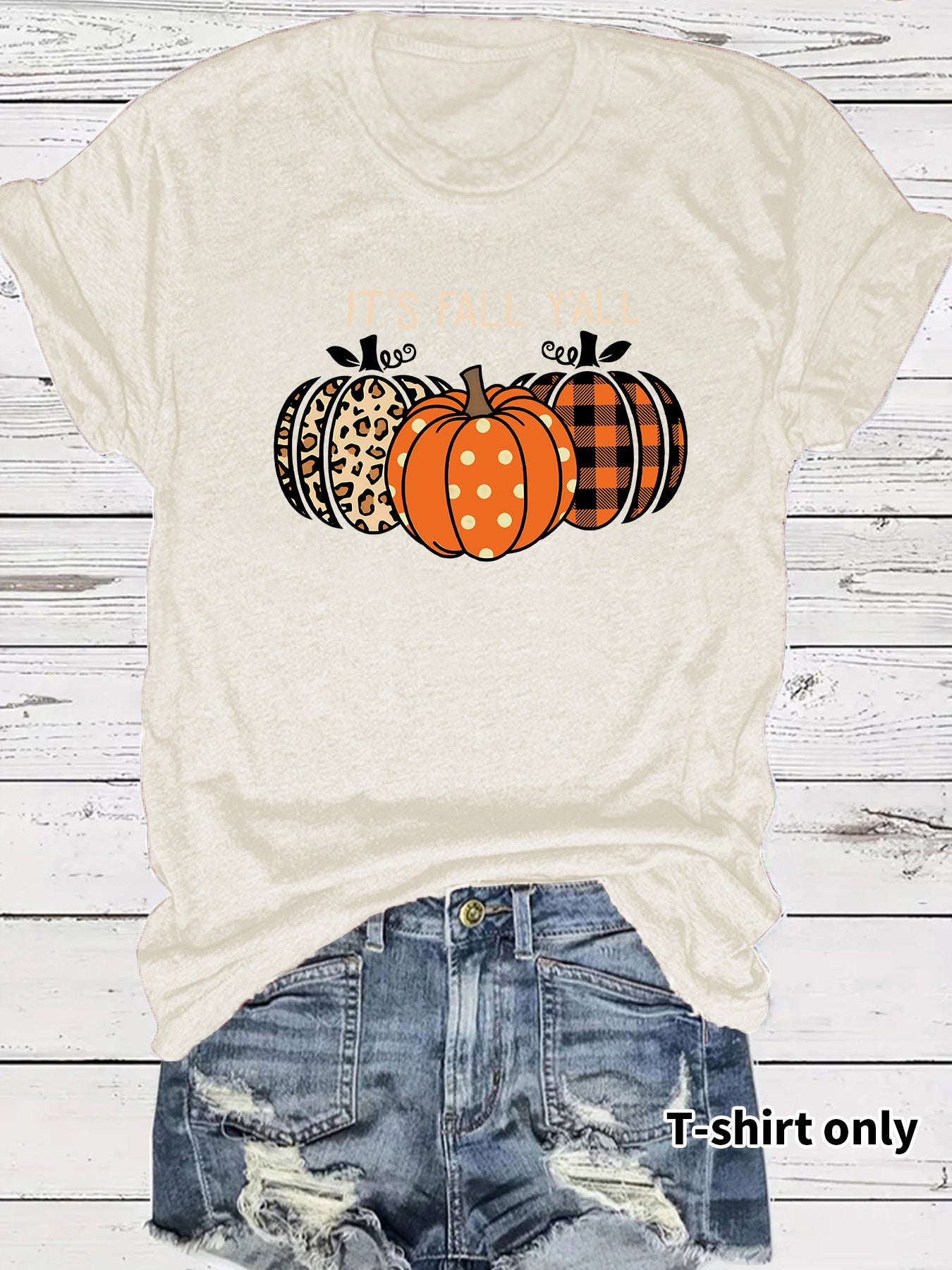 Short sleeved pumpkin short sleeved
