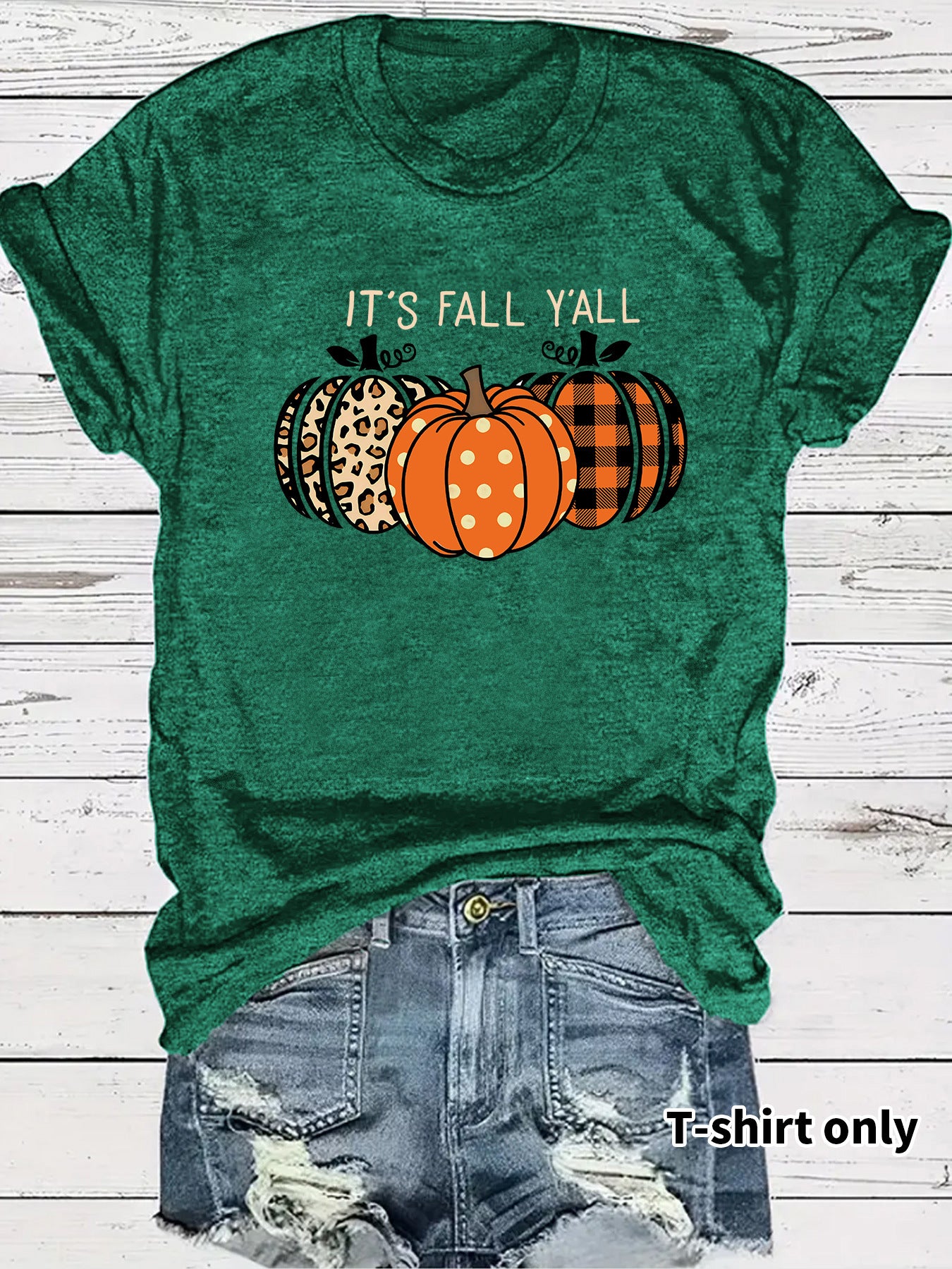 Short sleeved pumpkin short sleeved