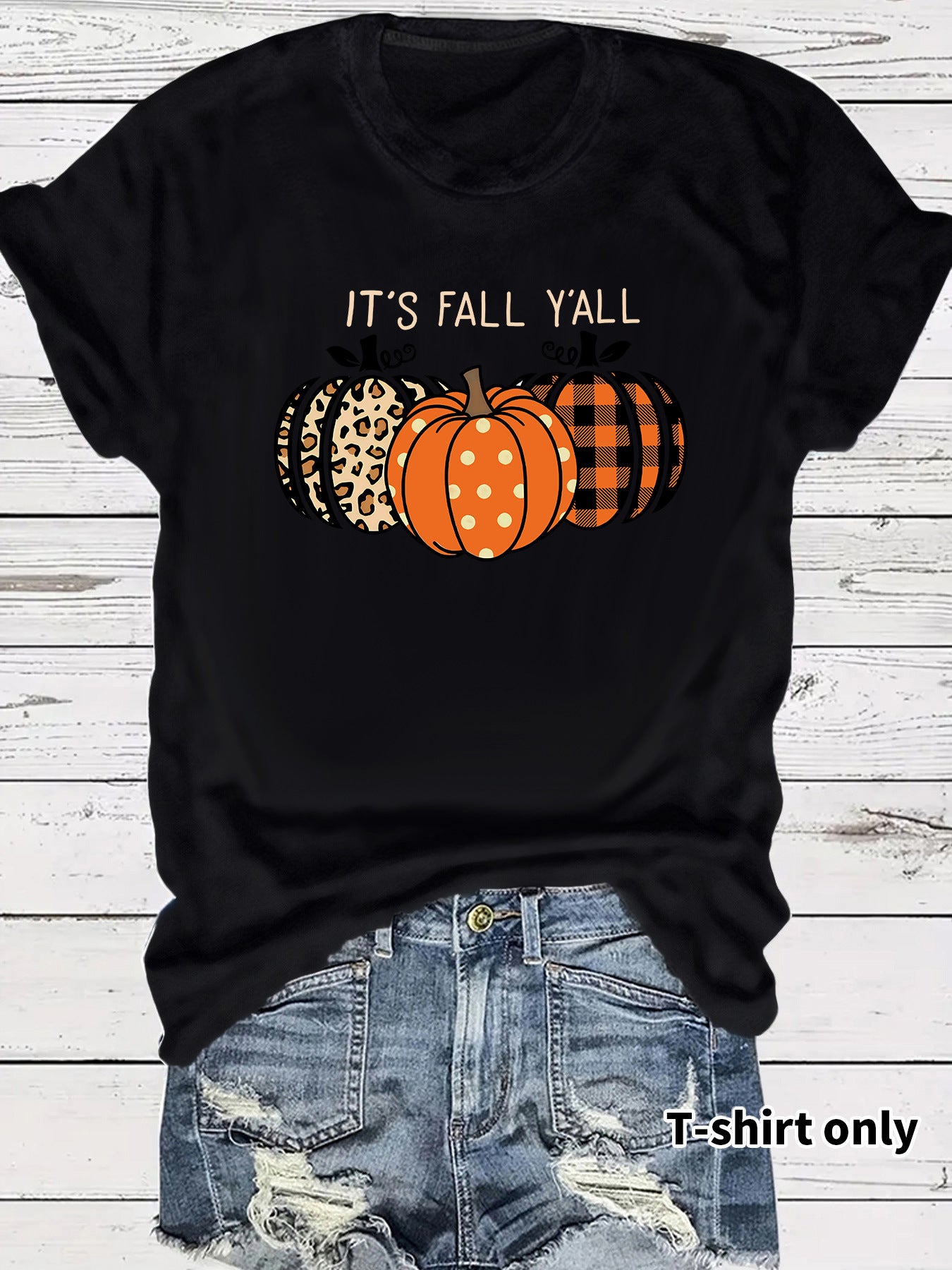 Short sleeved pumpkin short sleeved