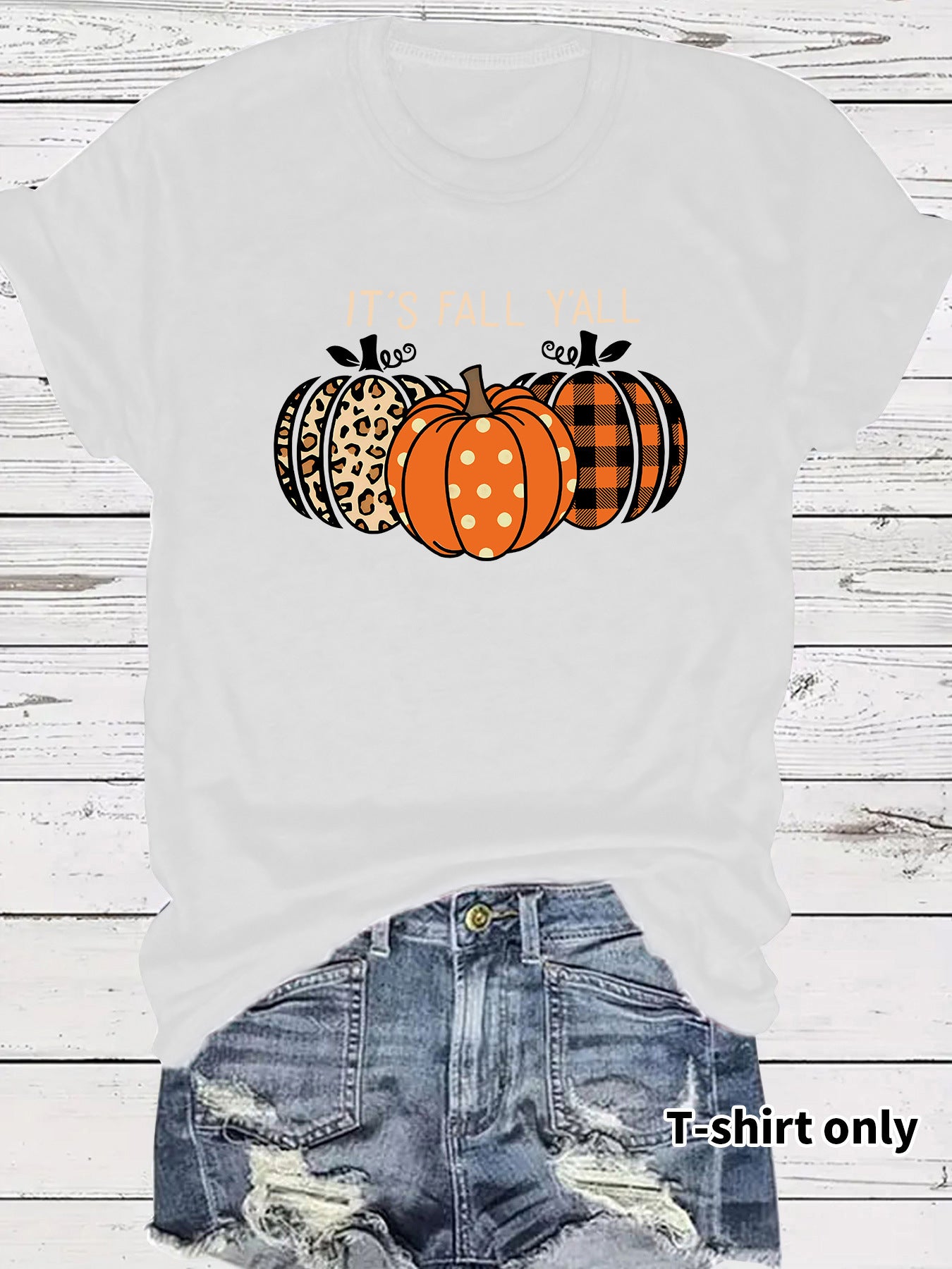 Short sleeved pumpkin short sleeved