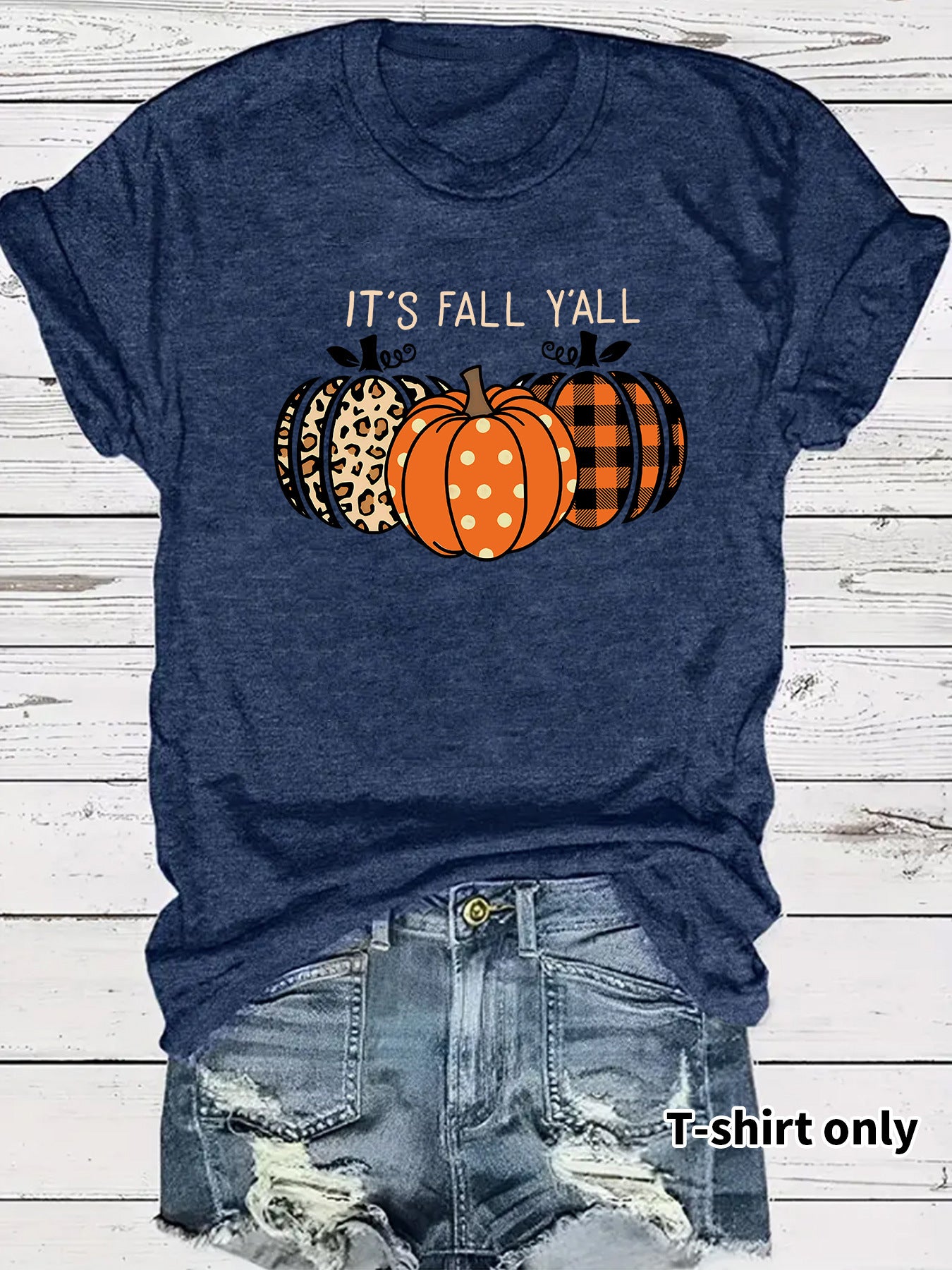 Short sleeved pumpkin short sleeved