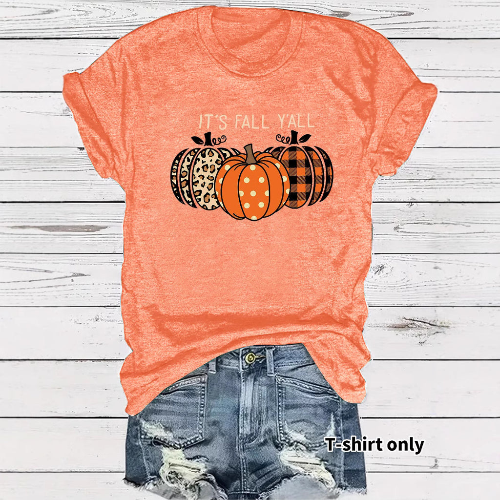 Short sleeved pumpkin short sleeved